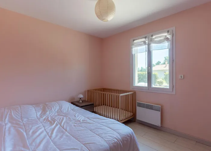 Maison Familiale A Gastes, 400m Du Lac, Climatisee, Jardin, 6 Pers. - Menage Inclus - Fr-1-319-575 Ferienhaus *