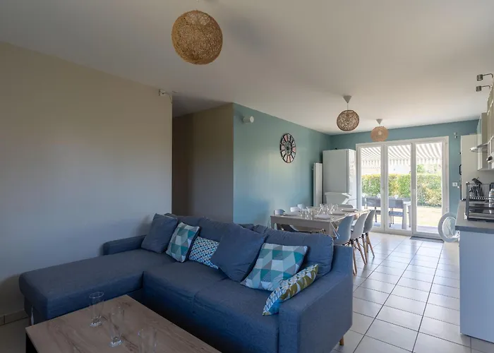 Maison Familiale A Gastes, 400m Du Lac, Climatisee, Jardin, 6 Pers. - Menage Inclus - Fr-1-319-575 Ferienhaus Gastes