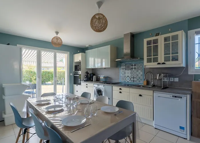 Maison Familiale A Gastes, 400m Du Lac, Climatisee, Jardin, 6 Pers. - Menage Inclus - Fr-1-319-575 *